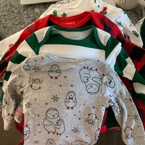 Christmas 4 pack of onesies
